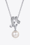 Give You A Chance Pearl Pendant Chain Necklace