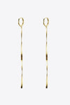 925 Sterling Silver Long Snake Chain Earrings