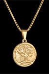 Tree Of Life Pendant Stainless Steel Necklace