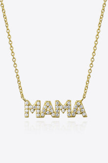  MAMA Zircon 925 Sterling Silver Necklace