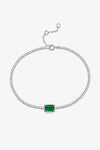 1 Carat Lab-Grown Emerald Bracelet