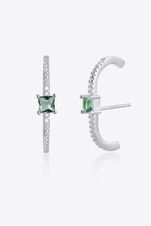  Zircon 925 Sterling Silver Earrings