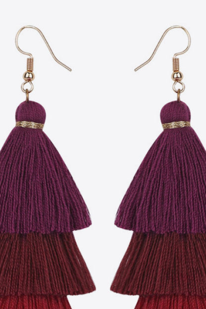 Layered Tassel Earrings