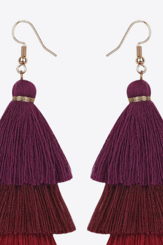 Layered Tassel Earrings