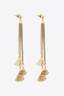  18K Gold Plated Stainless Steel Fringe Earrings