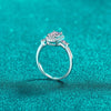 1 Carat Moissanite 925 Sterling Silver Ring