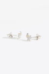 Puppy Zircon 925 Sterling Silver Stud Earrings