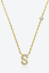 Q To U Zircon 925 Sterling Silver Necklace