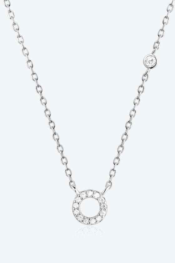 L To P Zircon 925 Sterling Silver Necklace