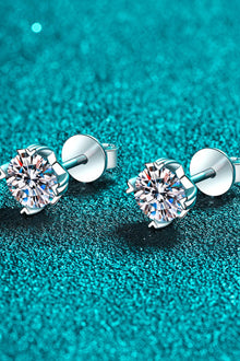  Good Day In My Mind Moissanite Stud Earrings