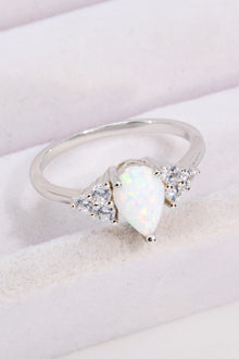  Limitless Love Opal and Zircon Ring