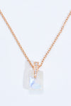 925 Sterling Silver Natural Moonstone Pendant Necklace