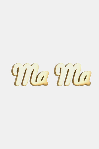 Triple-layer MAMA I LOVE YOU 18K gold-plated Pemdant Combo Deal